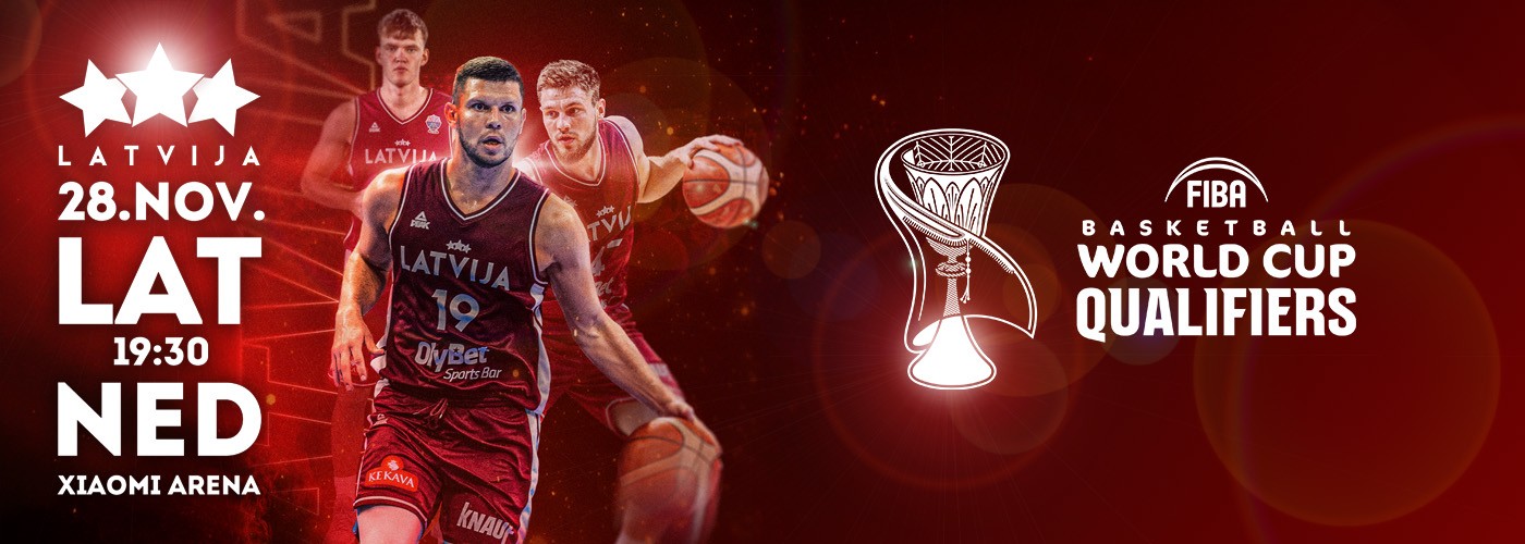 Latvija - Nīderlande. FIBA Pasaules kauss 2027. Kvalifikācija