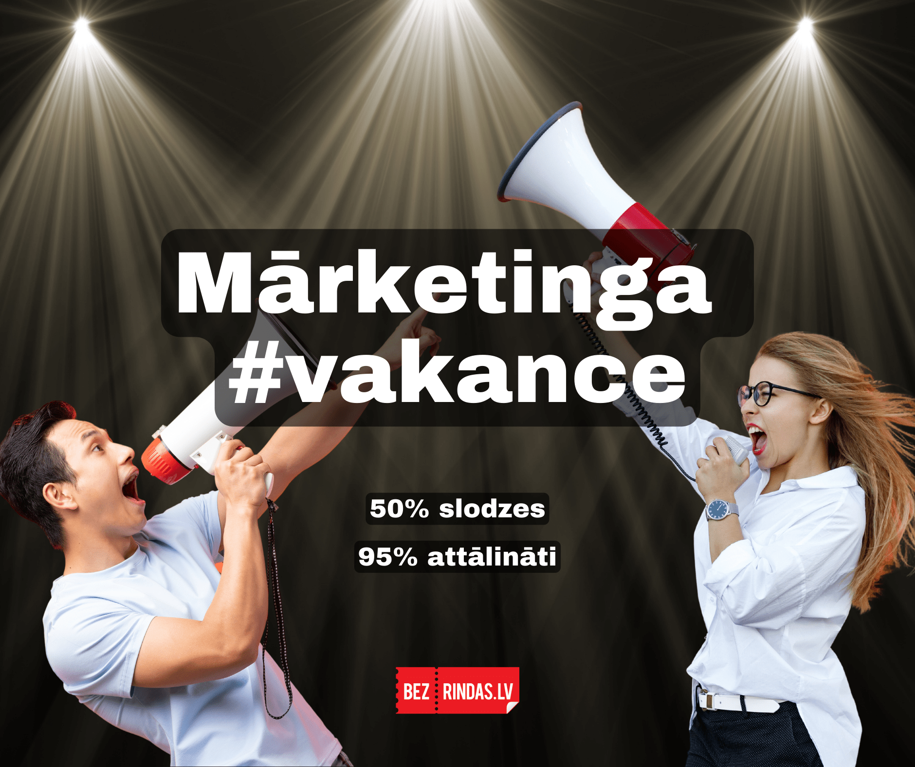 Vakance: Mārketinga speciālists/-e. Attālināts, ~50% slodzes darbs.