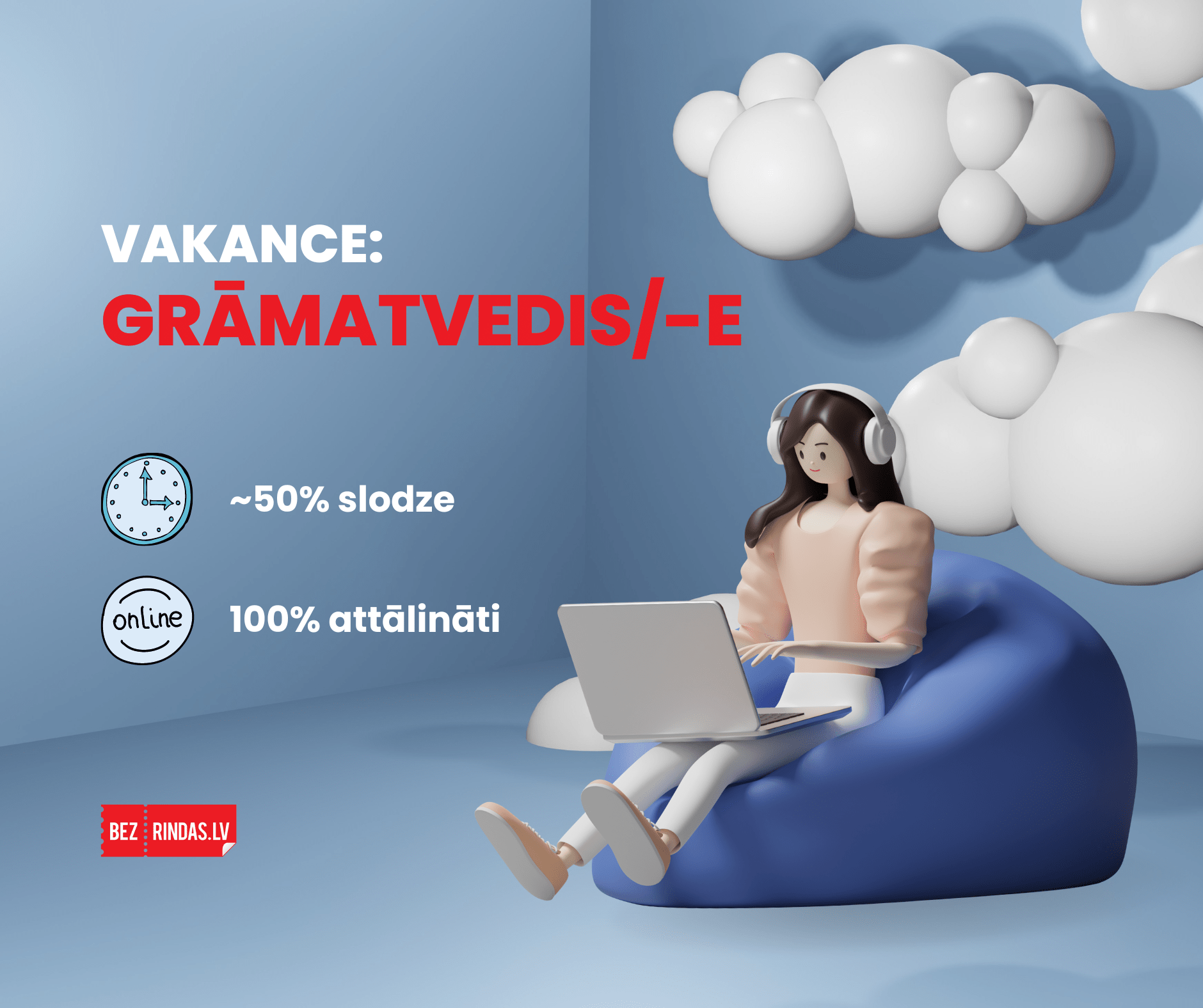 Vakance: grāmatvedis/-e. Atlases process ir noslēdzies.