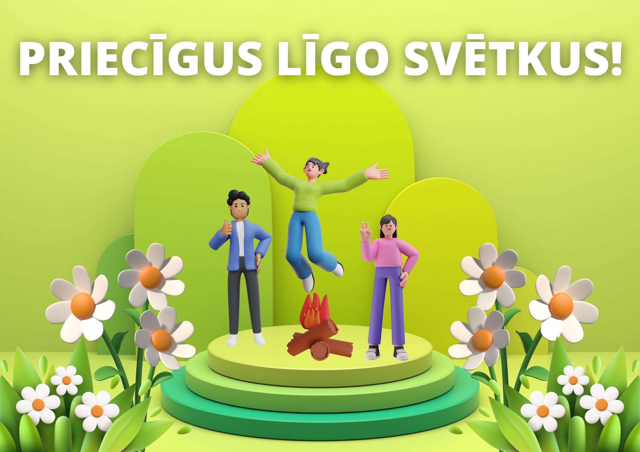 Priecīgus Līgo svētkus!